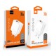 Зарядний пристрій WUW-C208 30W PD USB-C + USB QC3.0 18W white (6972573333417)