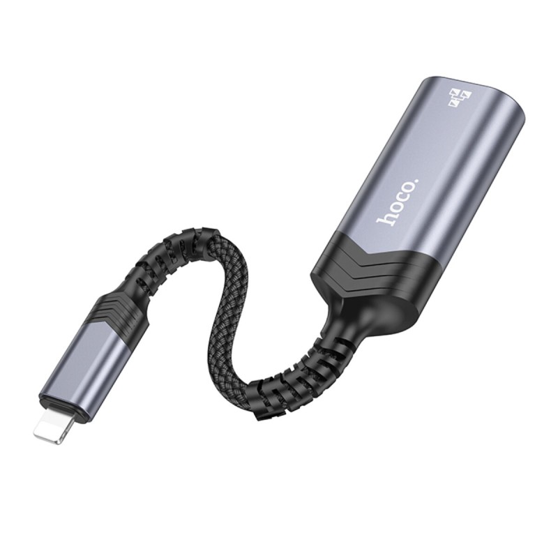 Кабель-перехідник UA26 iP ethernet adapter(100 Mbps) Metal Gray (6942007611978 )