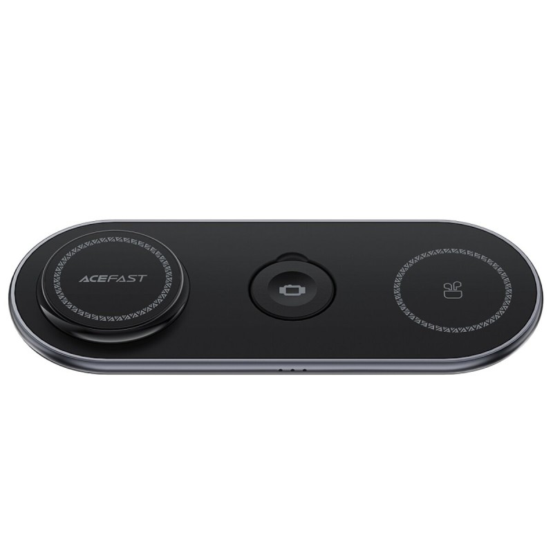 Бездротовий зарядний пристрій ACEFAST E19 Qi2 desktop 3-in-1 wireless charging holder Black (6974316283096)