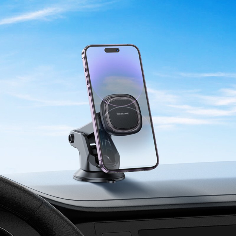 Тримач для мобільного BOROFONE BH97 NT Ice magnetic car holder(center console) (6941991105418)