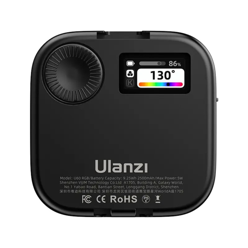 Відеосвітло Ulanzi U60 RGB Black (L027GBB1 U60 RGB) (L027GBB1)