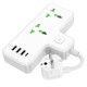 Мережевий подовжувач HOCO  AC11A Voyage 2-position expansion socket(1C3A) White (6942007607063 )