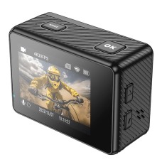Екшен камера HOCO DV101 dual color screen sports camera Black (6942007616805)