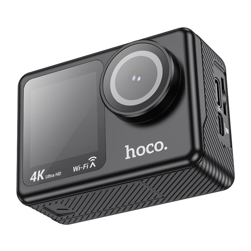 Екшен камера HOCO DV101 dual color screen sports camera Black (6942007616805)