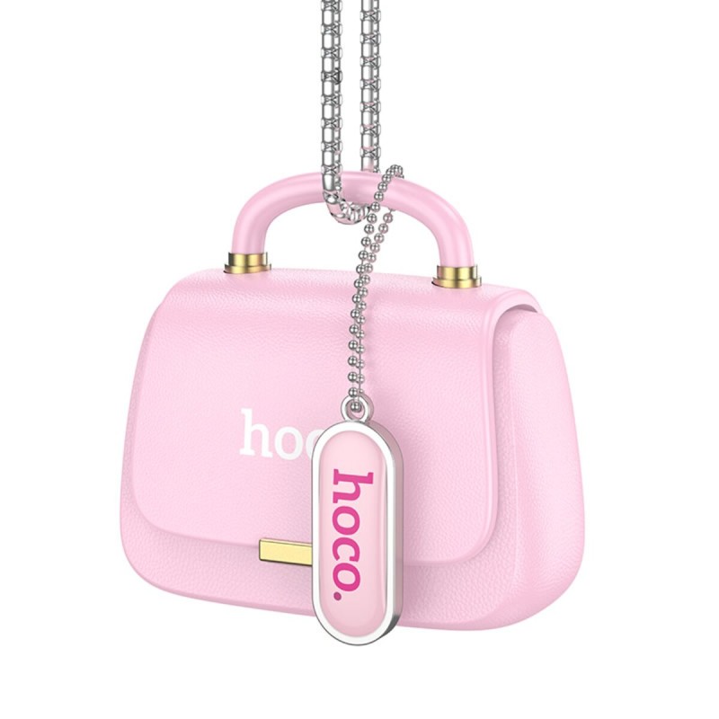 Навушники HOCO DES35 Dawn handbag BT headset Pink (6942007613132)