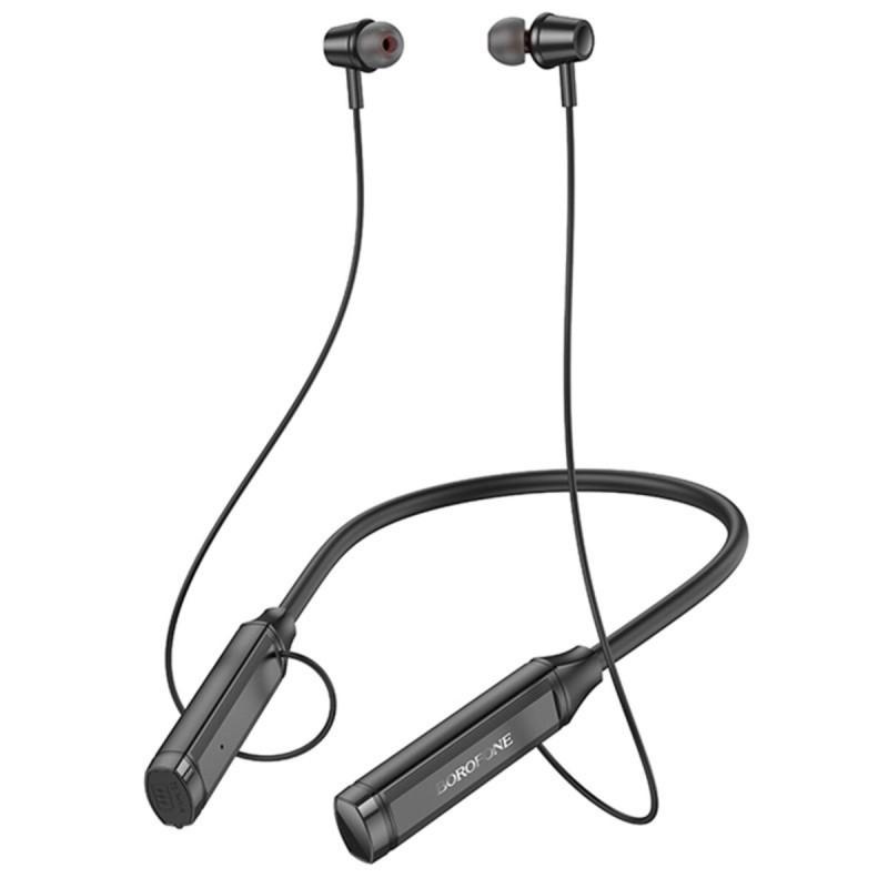 Навушники BOROFONE BE66 Motor neck-mounted BT headset Black (6941991109140)