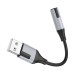 Адаптер BOROFONE BV19 Creator external sound card USB to 3.5mm Black (6941991108358)