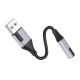 Адаптер BOROFONE BV19 Creator external sound card USB to 3.5mm Black (6941991108358)