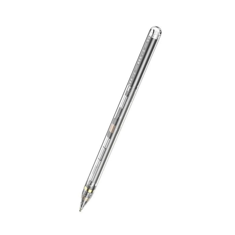 Стилус HOCO GM110 Transparent Explore Series active pad dedicated capacitive pen transparent black (6942007616744 )