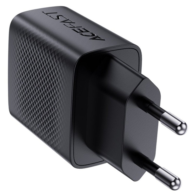 Мережевий зарядний пристрій ACEFAST A82 PD20W GaN single USB-C charger Black (6974316283232)