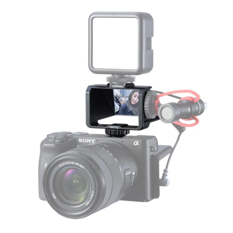 Фліп-екран для селфі Ulanzi Selfies Mirrorless Camera Flip Screen with 3 Cold Shoe Mounts (R031) (UV-1823)
