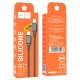 Кабель Hoco X101 Assistant 60W silicone charging data cable Type-C to Type-C Black (6942007604093)