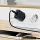 Мережевий зарядний пристрій ACEFAST A78 PD20W GaN (USB-A+USB-C) charger Black (6974316283256)