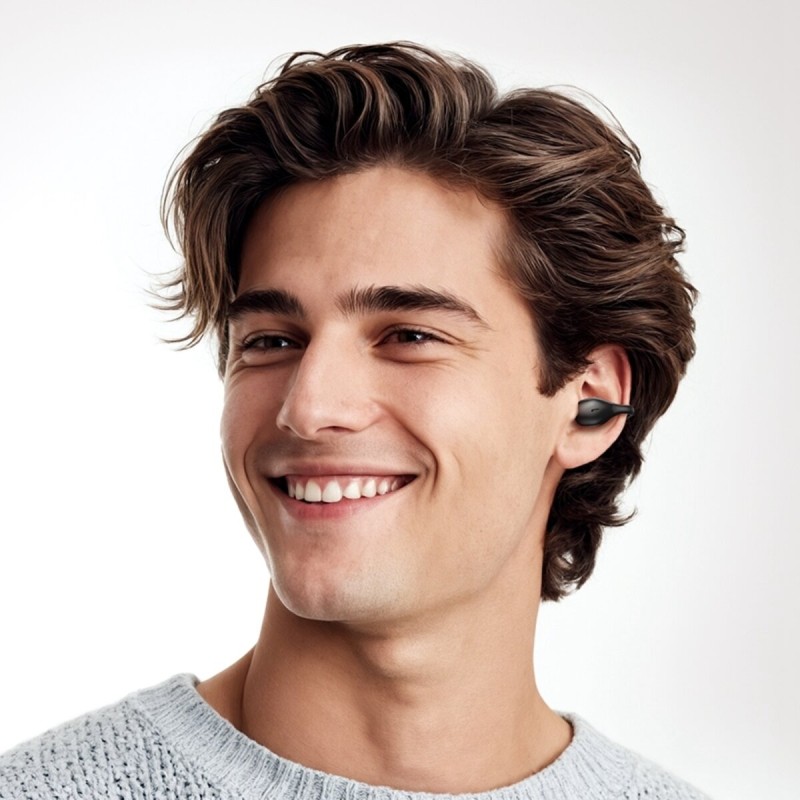 Навушники HOCO EA9 Clear sound clip-on true wireless BT headset Black (6942007629188)