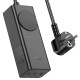 Мережевий зарядний пристрій Hoco NS4 Sharp PD65W(2C1A) desktop socket(EU/GER) Black (6942007617352)