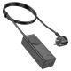 Мережевий зарядний пристрій Hoco NS4 Sharp PD65W(2C1A) desktop socket(EU/GER) Black (6942007617352)