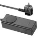 Мережевий зарядний пристрій Hoco NS4 Sharp PD65W(2C1A) desktop socket(EU/GER) Black (6942007617352)