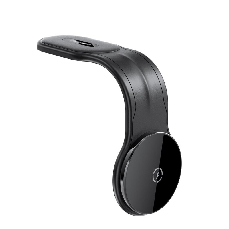 Тримач для мобiльного ACEFAST D21 Velcro in-car wireless charging holder Black (6974316282907)