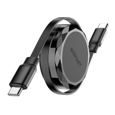 Кабель ACEFAST C13-03 USB-C to USB-C dual retraction charging data cable Black (6974316280132)