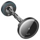 Тримач для мобiльного з БЗП HOCO HW26 Jacques metal magnetic wireless fast charging car holder Black metal gray (6942007623490)