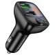 АЗП з FM-модулятором BOROFONE BC41 Eminency QC3.0 Car BT FM transmitter 18W Black 8525500090 (BC41B-8525500090)