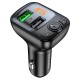 АЗП з FM-модулятором BOROFONE BC41 Eminency QC3.0 Car BT FM transmitter 18W Black 8525500090 (BC41B-8525500090)