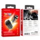 Автомобільний зарядний пристрій BOROFONE BZ29A Talented PD36W+QC3.0 car charger Black (6941991108778)