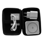 Бездротовий зарядний пристрій 3в1 YIKD (MagSafe) - Білий, Кейс + блочок + кабель