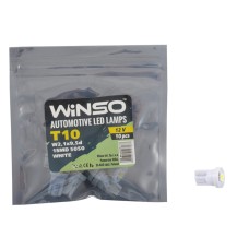 LED автолампа Winso 12V SMD T10 W2.1x9.5d, 10шт