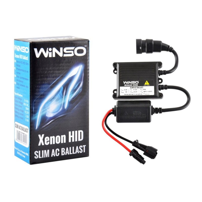 Блоки розжига Winso Slim AC Ballast, 12V, 35W, KET