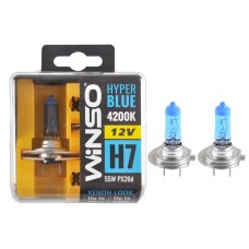 Галогеновая лампа Winso H7 12V 55W PX26d SET HYPER BLUE 4200K