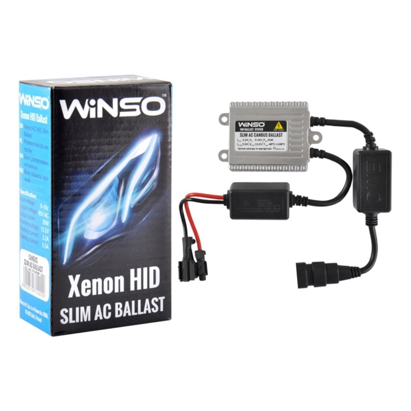Блоки розжига Winso Slim AC CANBUS Ballast, 12V, 35W, KET