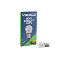 Лампа накаливания Winso 12V P21W 21W BA15s, 10шт