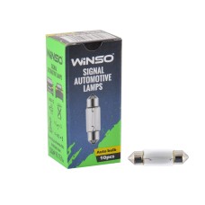 Лампа накаливания Winso 24V C5W 5W SV8.5 T11*37, 10шт