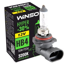 Галогеновая лампа Winso HB4 12V 55W P22d HYPER +30%