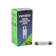 Лампа накаливания Winso 24V C5W 5W SV8.5 T11*41, 10шт