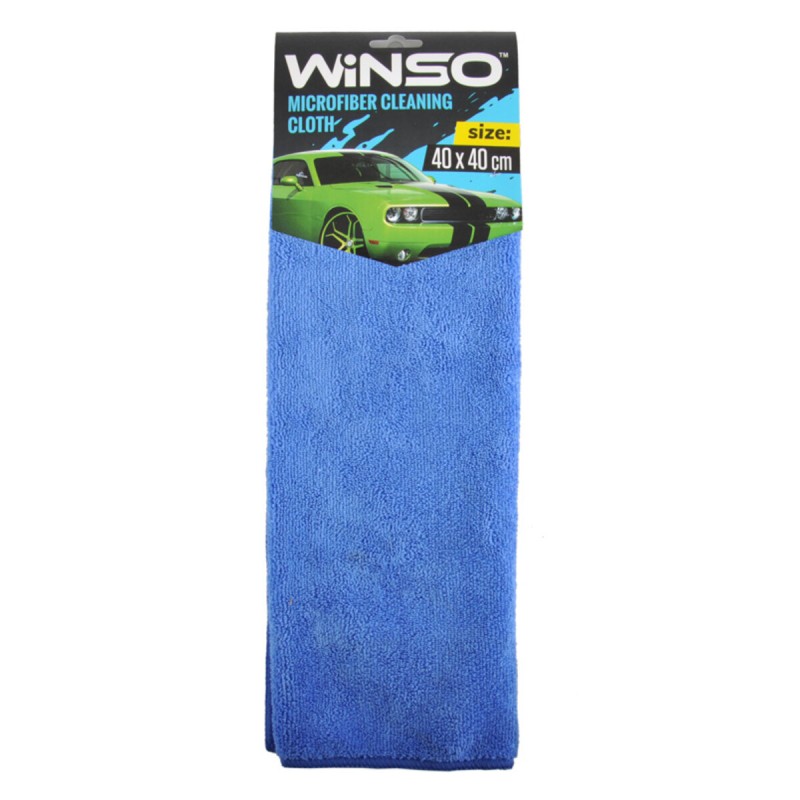 Тряпка из микрофибры Winso, 40x40см, синя