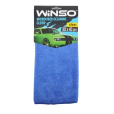 Тряпка из микрофибры Winso, 30x40см, синяя