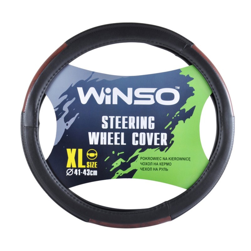 Чехол на руль Winso XL Ø41-43 экокожа