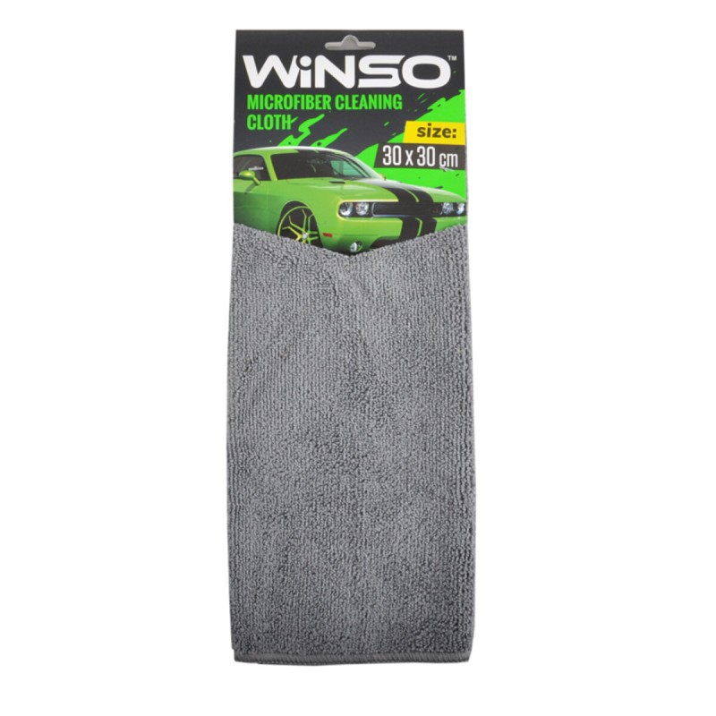 Тряпка из микрофибры Winso, 30x30см, серая