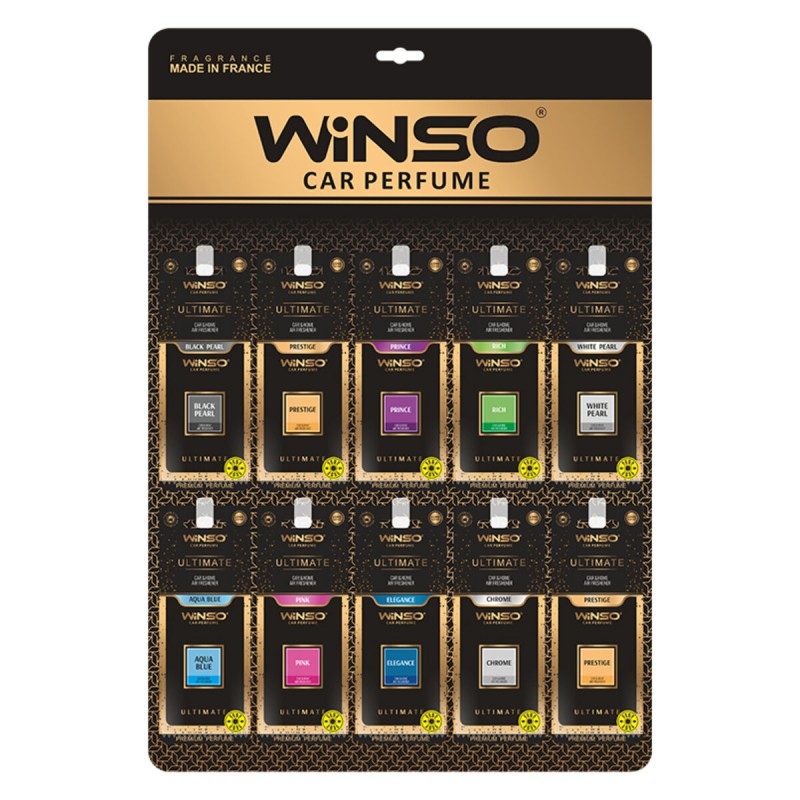 Ароматизатор Winso Ultimate Card MIX на планшете
