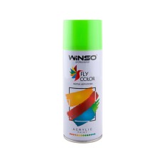 Акриловая спрей-краска флуоресцентная Winso 450мл ярко-зеленый (GREEN)