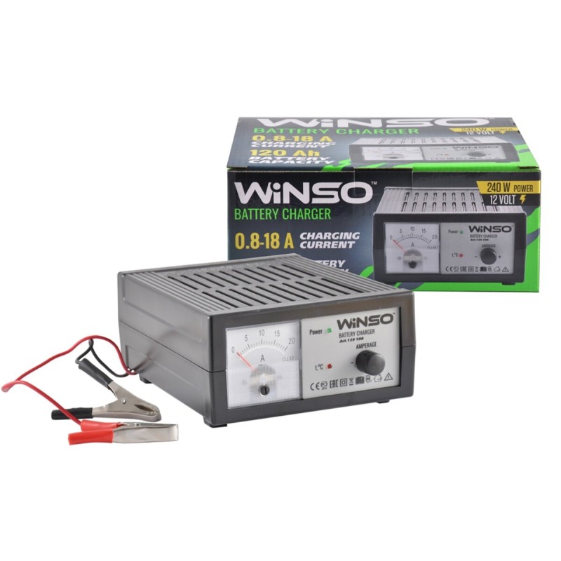 Зарядное устройство АКБ Winso 12V, 18А