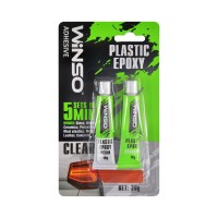 Двухкомпонентный эпоксидный клей Winso Plastic Epoxy прозрачный, 20г