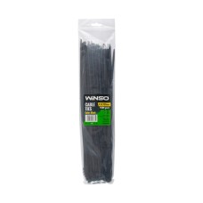 Хомуты Winso пластиковые черные 4,8x350, 100шт