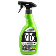 Полироль-молочко для панели приборов Winso Cockpit Milk Lemon, 500мл