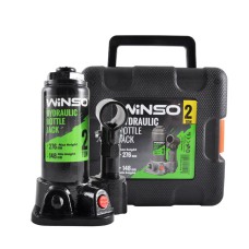 Домкрат гидравлический бутылочный Winso 2т 148-276мм в кейсе