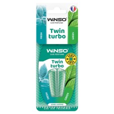Ароматизатор с двойной капсулой Winso Twin Turbo – Fresh & Green
