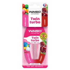 Ароматизатор с двойной капсулой Winso Twin Turbo - Bubble Gum & Cherry