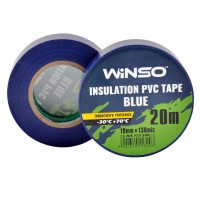 Лента изоляционная ПВХ Winso д.20м, ш.19мм, т.130мк, синяя